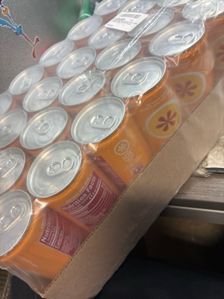 Condition photo showing New/Like New for IZZE Sparkling Juice Beverage Blend, Peach, No Sugar Added, 8.4 FL OZ, 24 Cans Peach 8.4 Fl Oz (Pack of 24)