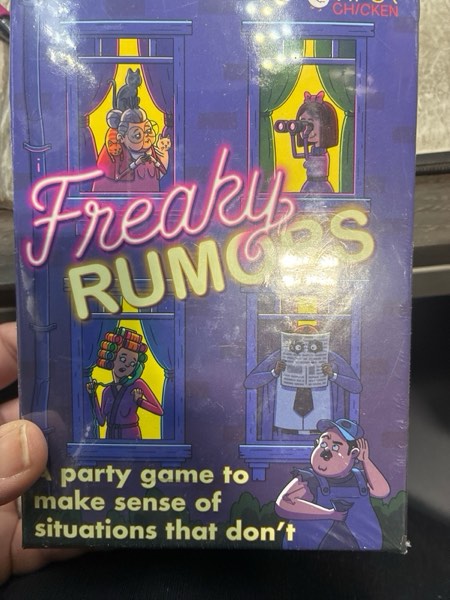 Condition photo showing New/Like New for Freaky Rumors® Against Reality — Hilarious Party Card Game for Social Gatherings (3-6 Players) | Fun Ice Breaker for Adults & Family Game Night | Entertaining Board Game for Teens, Adults & Families