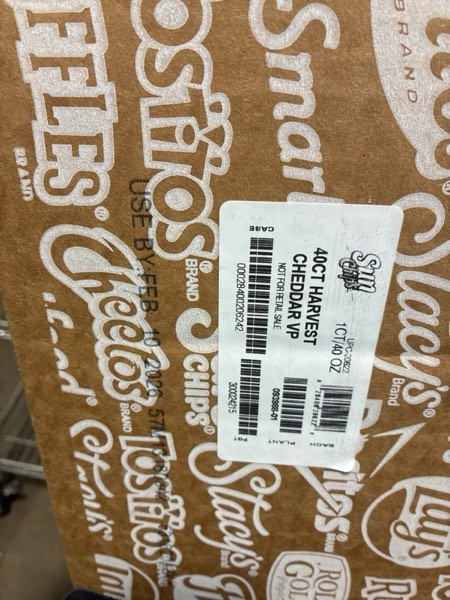 Condition photo showing New/Like New for Sunchips Harvest Cheddar Flavored Whole Grain Snacks  1 oz Bags  40 Count