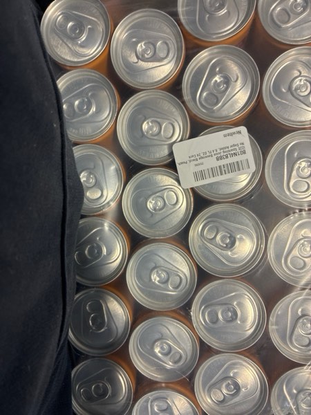 Condition photo showing New/Like New for IZZE Sparkling Juice Beverage Blend, Peach, No Sugar Added, 8.4 FL OZ, 24 Cans Peach 8.4 Fl Oz (Pack of 24)