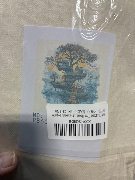 Condition photo showing New/Like New for GXGLLPZBY Paint by Numbers Kit Tree House