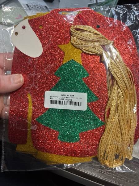Condition photo showing New/Like New for Gold It's About To Get Ugly Banner Ugly Sweater Banner Funny Ugly Christmas Sweater Party Banner for Funny Ugly Christmas Sweater Party Decorations