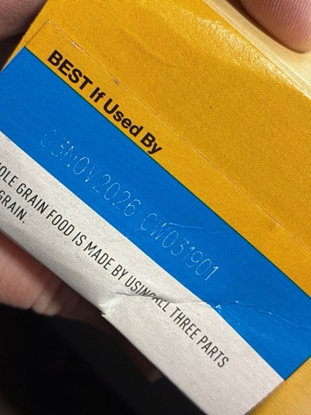 Condition photo showing New/Like New for Fiber One Honey Clusters Breakfast Cereal, Fiber Cereal Made with Whole Grain, 17.5 oz