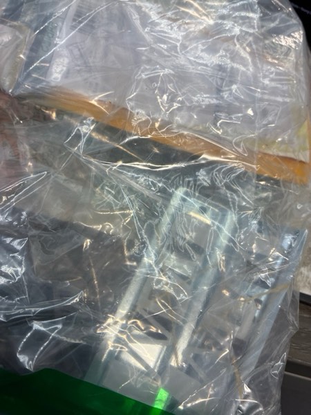 Condition photo showing New/Like New for Stamped Steel  Adjustable  Closet Door  Floor Guide (2-pack)