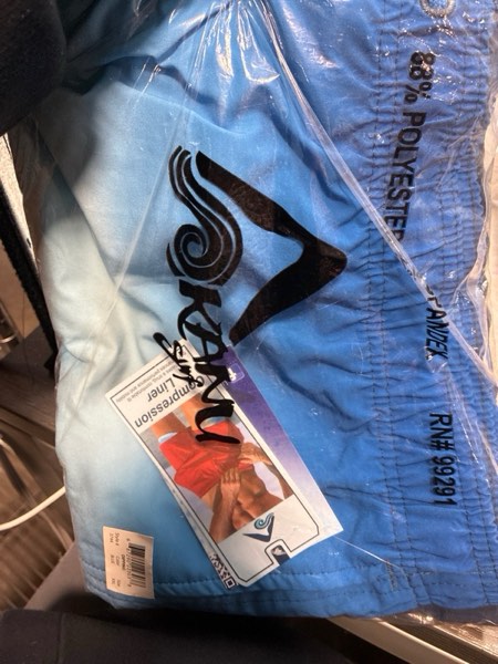 Condition photo showing New/Like New for (Size XXL) Kanu Surf 5” Adventure Men’s Swim Trunks – UPF 50+ Quick-Dry Bathing Suit Shorts with Pockets & Comp