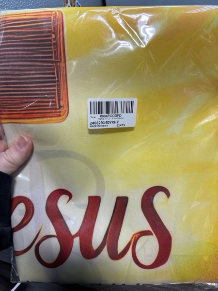 Condition photo showing New/Like New for Fall Thanksgiving Backdrop Banner 71x43 Inchs Fall for Jesus Theme Decorations Never Leaves Pumpkins Backdrop Banner Autumn Thanksgiving Party Supplies Yard Decor