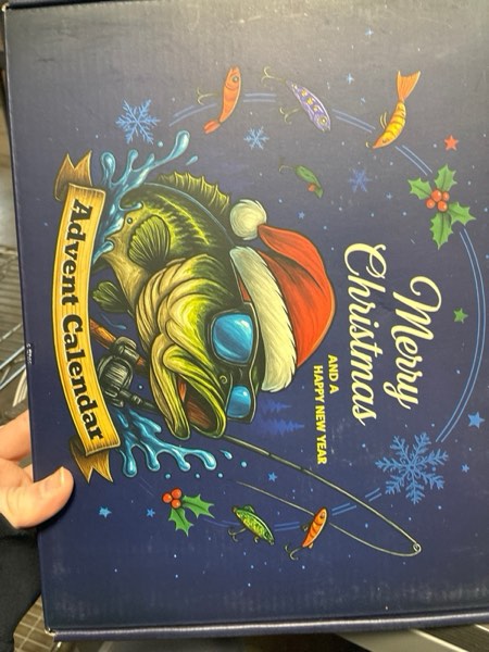 Condition photo showing New/Like New for EXUN Premium Fishing Advent Calendar 2025 – 24 Days of Curated Lures for Men, Teens & Dads – Christmas Countdown Gift Box for Bass & Trout Fishing Enthusiasts