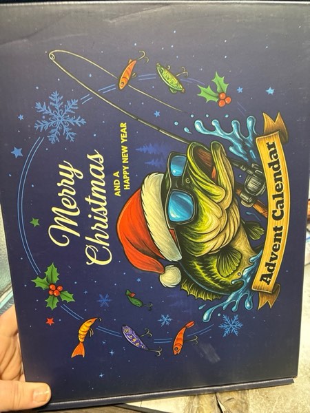 Condition photo showing New/Like New for EXUN Premium Fishing Advent Calendar 2025 – 24 Days of Curated Lures for Men, Teens & Dads – Christmas Countdown Gift Box for Bass & Trout Fishing Enthusiasts