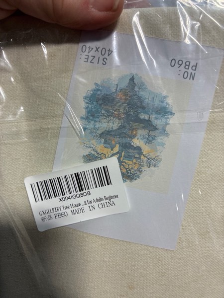 Condition photo showing New/Like New for GXGLLPZBY Paint by Numbers Kit