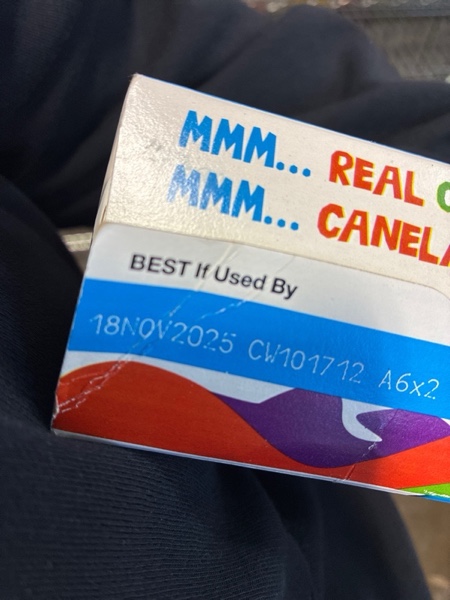 Condition photo showing Good Condition for Cinnamon Toast Crunch Breakfast Cereal, Crispy Cinnamon Cereal, Family Size, 18.8 oz