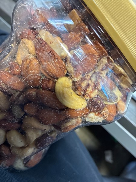 Condition photo showing New/Like New for PLANTERS Deluxe Mixed Nuts with Sea Salt, 27 oz Resealable Container - Variety Mixed Nuts Snacks with Cashews, Almonds, Pecans, Pistachios & Hazelnuts - Energy Boost - Kosher