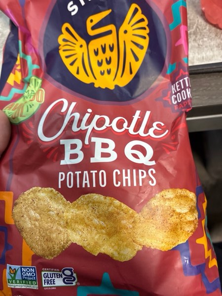Condition photo showing New/Like New for Siete Chipotle BBQ Kettle Cooked Potato Chips - 5.5oz