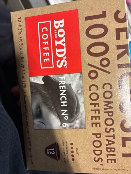 Condition photo showing New/Like New for Boyds Coffee French No. 6 (6x12 CT)