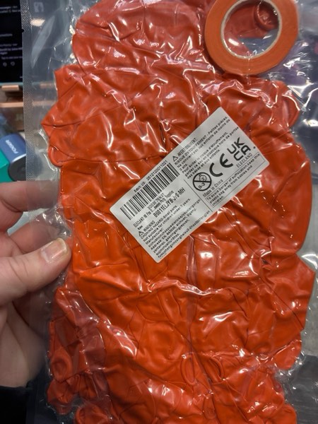 Condition photo showing New/Like New for ELECLAND 80 Pcs Orange Balloons 5/12inch Orange Party Balloons Matte Orange Latex Balloons for Wedding Birthday Halloween Party Supplies