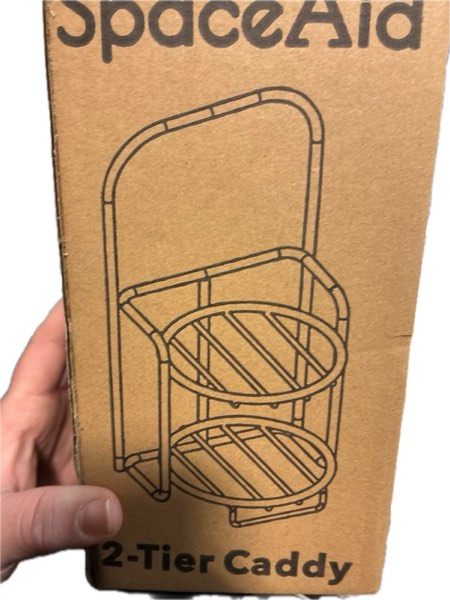 Condition photo showing New/Like New for SpaceAid 2 Tier Shampoo Bar Holder for Shower — Self Draining Soap Bar Holders Caddy for Bathroom Wall and Kitchen Sink, Shampoo Bar Dish Rack, Stainless Steel Bar Soap Holder (Color May Vary)