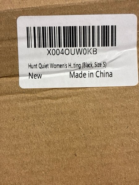 Condition photo showing New/Like New for Women’s Heated Jacket Fleece with Power Bank — Rechargeable Coat for Hunting (Next Camo G2, Black, Small Size)