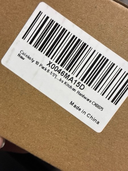 Condition photo showing New/Like New for 10 Pack 8.8'' (224mm) Brushed Brass Cabinet Pulls — Kitchen Gold Cabinet Handles, Stainless Steel Drawer Pulls, Square Cabinet Hardware for Cupboard (8.8"/224MM Hole Center, 10-Pack Brushed Brass)