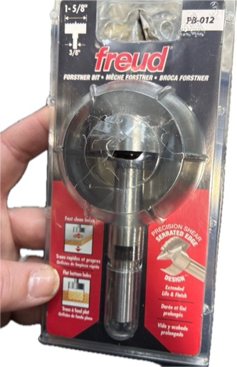 Condition photo showing New/Like New for Freud PB-012: Precision Shear™ Serrated Edge Forstner Drill Bit