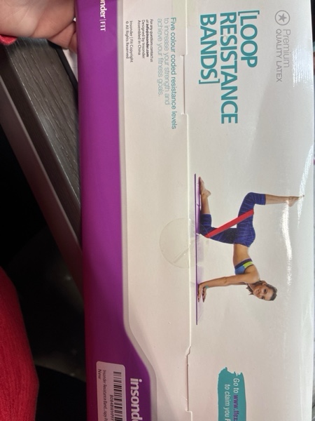 Condition photo showing New/Like New for Insonder Resistance Band Set - 5 Exercise Bands for Workout & Fitness