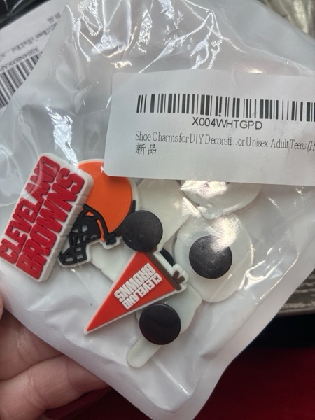 Condition photo showing New/Like New for Shoe Charms for DIY Decoration, Team Charms for Multi Pack for Unisex-Adult Teens (HH-BL)