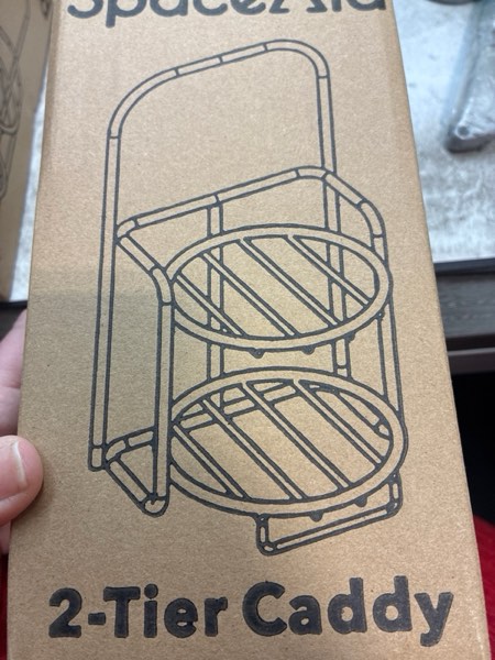 Condition photo showing New/Like New for SpaceAid 2 Tier Shampoo Bar Holder for Shower, Self Draining Soap Bar Holders Caddy for Bathroom Wall and Kitchen Sink, Shampoo Bar Dish Rack, Stainless Steel Bar Soap Holder (Black)