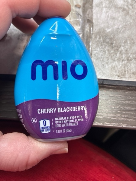 Condition photo showing As Is for Cherry Blackberry Naturally Flavored Liquid Water Enhancer (Bb 8/29/25)