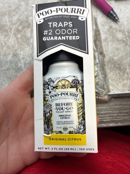 Condition photo showing New/Like New for Poo-Pourri Original Citrus Lemon + Bergamot + Lemongrass Before-You-Go Toilet Spray 4 Oz
