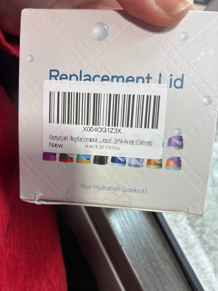 Condition photo showing New/Like New for Renyqatt Replacement Lid for Owala Freesip, Compatible with Owala Cup 16oz 24oz 32oz 40oz, One Button Water Bottle Top Lid Replacement Accessory, Leakproof, BPA-Free, Fruit Green