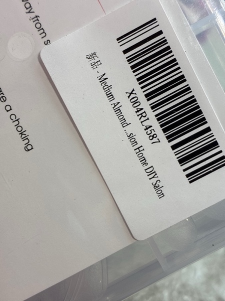 Condition photo showing New/Like New for Medium Almond Nail Tips, SSWSBYKE 300pcs Soft Gel Nail Tips for Full Cover Pre-Shaped Acrylic Fake Nails Tips 15 Sizes Half Matte Press On Nails for Extension Home DIY Salon