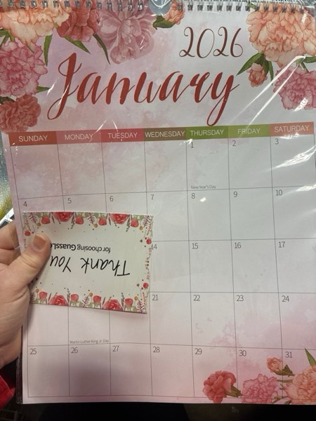 Condition photo showing New/Like New for Guasslee Wall Calendar 2026-2027, 2026 Wall Calendar, 18-Month Academic Desktop PlannerFrom Jan. 2026 - Jun. 2027, 14" X 11" Monthly Planner With Corner Protectors, Thick Paper For Home School Office