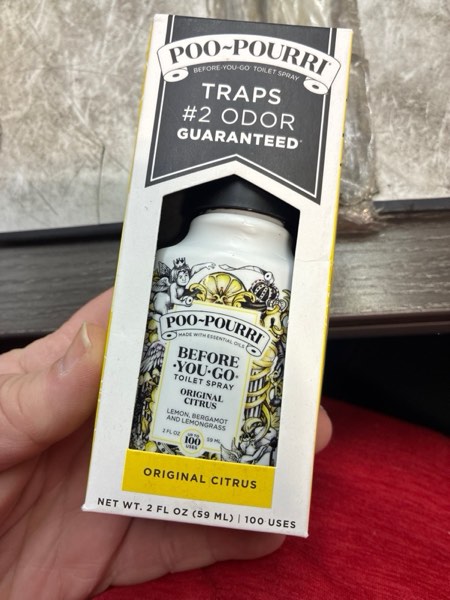 Condition photo showing New/Like New for Poo-Pourri Original Citrus Lemon + Bergamot + Lemongrass Before-You-Go Toilet Spray 4 Oz