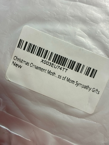 Condition photo showing New/Like New for 2 Sided Wooden Memorial Ornament, Cardinal Memorial Christmas Ornament, Sympathy Gift, Holiday Tree Ornament, Always with You, Thinking of You, Remembrance Gift (Mom)