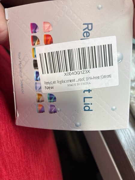 Condition photo showing New/Like New for Renyqatt Replacement Lid for Owala Freesip, Compatible with Owala Cup 16oz 24oz 32oz 40oz, One Button Water Bottle Top Lid Replacement Accessory, Leakproof, BPA-Free, Fruit Green