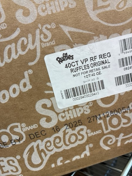 Condition photo showing New/Like New for Ruffles Original Potato Chips, 1 Ounce (Pack of 40)