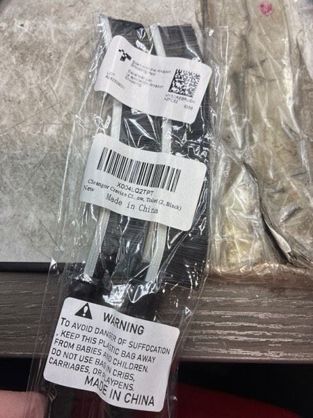 Condition photo showing New/Like New for Crevice Cleaning Brushes, Scrub Brush for Hard to Reach Small Space, Home Essentials, Cleaning Supplies, Cleaning Tools for Household Use, Bathroom, Shower, Kitchen, Window, Toilet (2, Black)