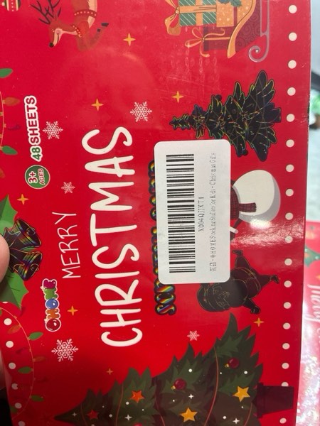 Condition photo showing New/Like New for Stocking Stuffers - 48 PCS Rainbow Scratch Paper Cards Set | Christmas Crafts Toys Game for Kids - Christmas Gifts Ornaments Party Favors Decorations Supplies for Grandkids - Toddler Stocking Stuffers