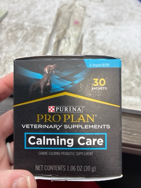 Condition photo showing New/Like New for Purina Pro Plan Veterinary Supplements Calming Care - Calming Dog Supplements - 30 ct. Boxes