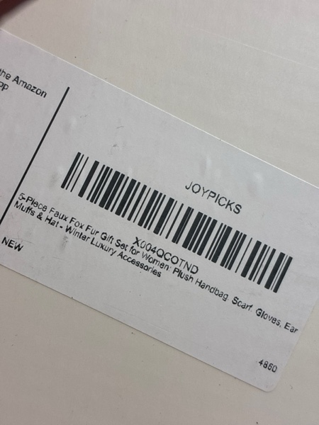 Condition photo showing New/Like New for Christmas Gifts Sets for Women-5 Piece, Faux Fur Bucket Hat and Glove Set, Personalized Gifts for Her Wife Sister Girlfriends Elegant Brown