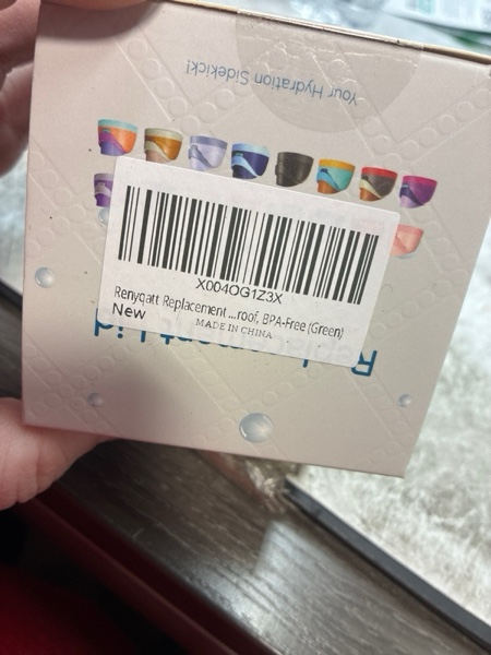 Condition photo showing New/Like New for Renyqatt Replacement Lid for Owala Freesip, Compatible with Owala Cup 16oz 24oz 32oz 40oz, One Button Water Bottle Top Lid Replacement Accessory, Leakproof, BPA-Free, Fruit Green