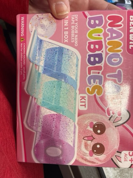 Condition photo showing New/Like New for BENWIL Nano Tape Bubble Kit for Kids, Squishy Making Maker Kit, Birthday Christmas Gifts for 4 5 6 7 8 9 10 Year Old Girls Girl Grandkids, Kids Toys for Girls 4-6 6-8 8-10 10-12
