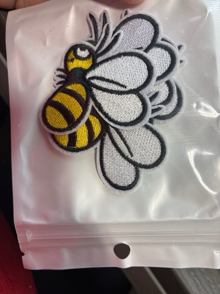 Condition photo showing New/Like New for 5 Pcs Cute Little Honey Bee Embroidered Sew On Iron on Fabric Repair Patches