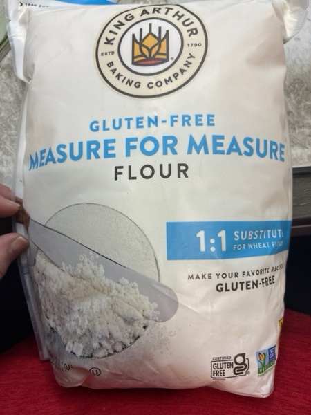 Condition photo showing As Is for King Arthur Measure for Measure Gluten-Free Flour: All-Purpose 1:1 Substitute for Wheat Flour, Non-GMO, Kosher Certified, 3 lbs Bag for Baking Cookies, Cakes, Muffins 48 Ounce (Pack of 1)