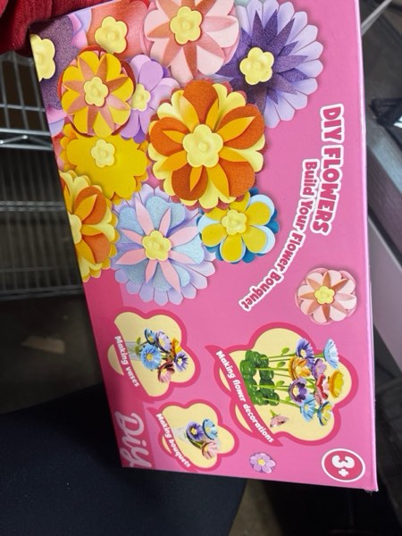 Condition photo showing New/Like New for Craft Kits for Girls 4-8 Year Old, Christmas Gift for Grandkids, Arts and Crafts for Kids Ages 8-12 4-8 4-6, DIY Flower Making Kit for Kids, Birthday Gifts for Girls Toys Age 3 4 5 6 7 8 Year Old RED