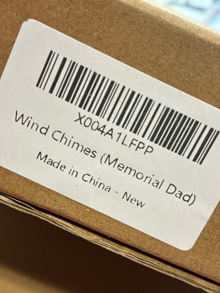 Condition photo showing New/Like New for Boiveco Memorial Sympathy Wind Chimes Gifts for Loss of Loved One, Bereavement Gift Ideas Memorial Wind Chime Remembrance Funeral Condolence Gifts in Memory of Loved One Gifts, Black A-Memorial