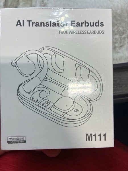 Condition photo showing New/Like New for AI Language Translator Earbuds, OWS Real-Time 3-in-1 Translation Earbuds 144 Languages & Accents, Translation Device for Travel Business Learning, Black