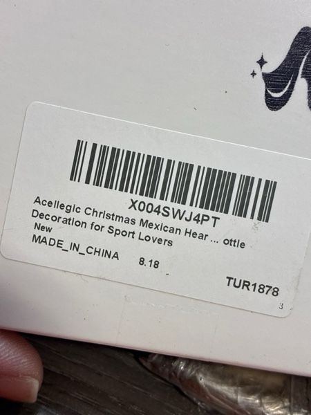 Condition photo showing New/Like New for Mexican Concha Heart Decorations Christmas Cup Lid Compatible with Stanley Accessories 3D Topper Tumbler 40oz Cute Water Cup Accessories Christmas Water Bottle Gift for Sport Lovers Christmas Mexican Heart Concha