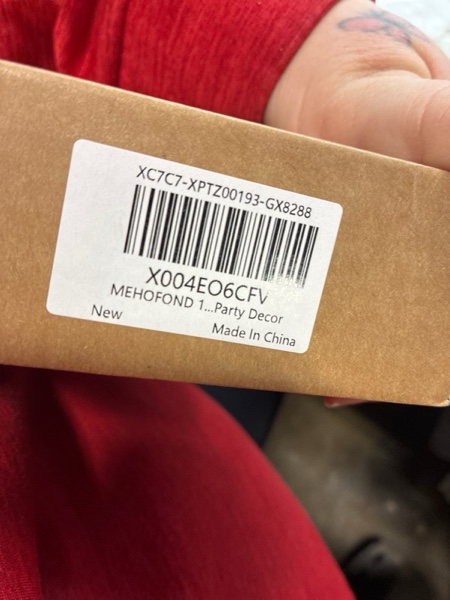 Condition photo showing New/Like New for MEHOFOND 114pcs Black and Silver New Years Decorations 2026 Happy New Year Balloons Garland Arch Kit with New Year Banner for NYE Party Supplies