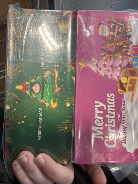 Condition photo showing New/Like New for AIERSA 3Pcs Christmas Money Holders for Cash, Foldable Christmas Cash Gift Envelopes 10 Slots, Unique Multiple Checks Gift Card Book