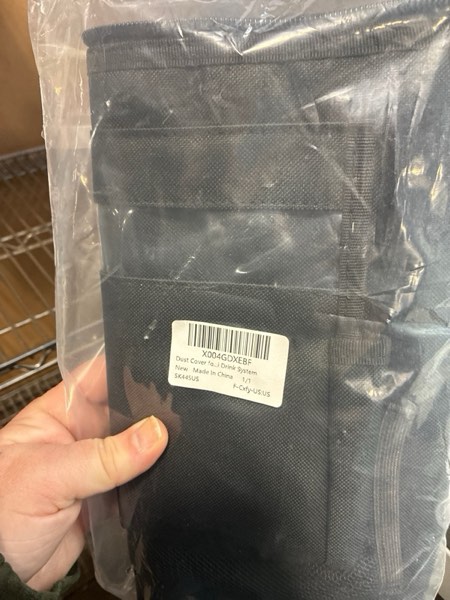 Condition photo showing New/Like New for Soda Machine Dust Cover for Ninja Thirsti Drink System, Cover Bag with Storage Pockets Compatible with Ninja Thirsty, Flavored Water Drops(Bag Only), Black