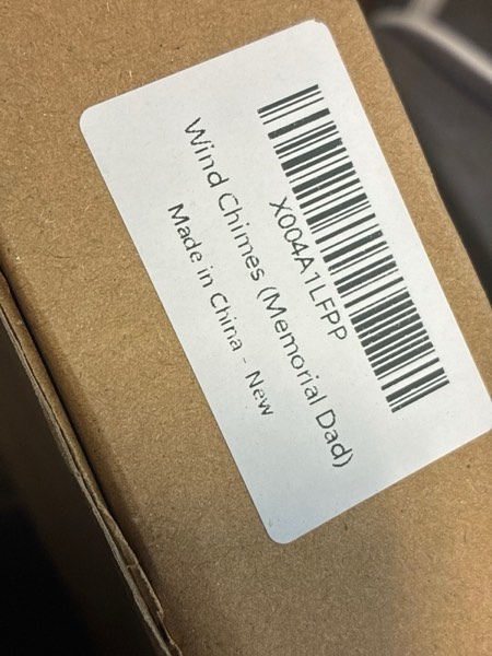 Condition photo showing New/Like New for Boiveco Memorial Sympathy Wind Chimes Gifts for Loss of Loved One, Bereavement Gift Ideas Memorial Wind Chime Remembrance Funeral Condolence Gifts in Memory of Loved One Gifts, Black A-Memorial